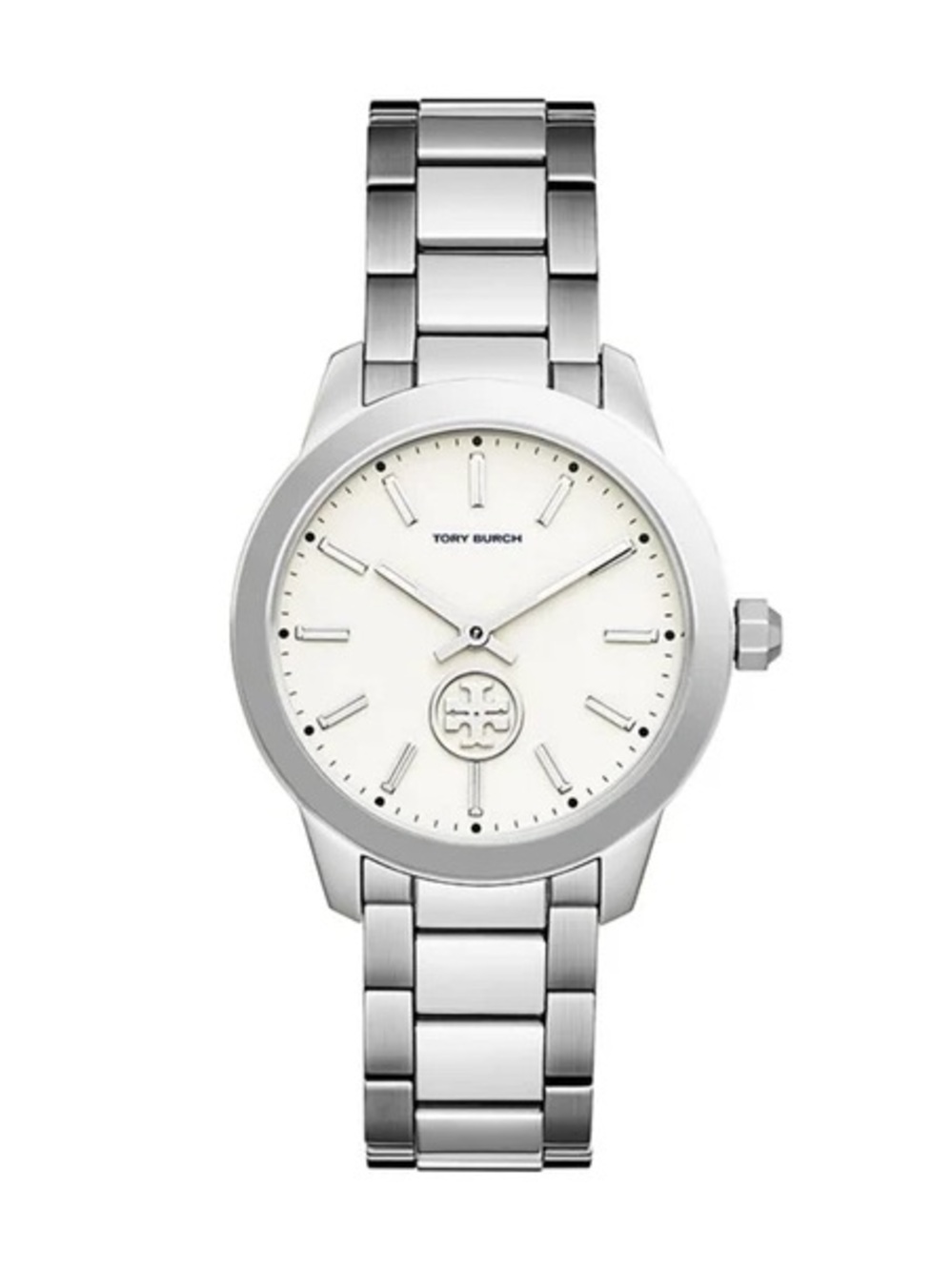 Tory Burch Silver-Tone Bracelet Watch